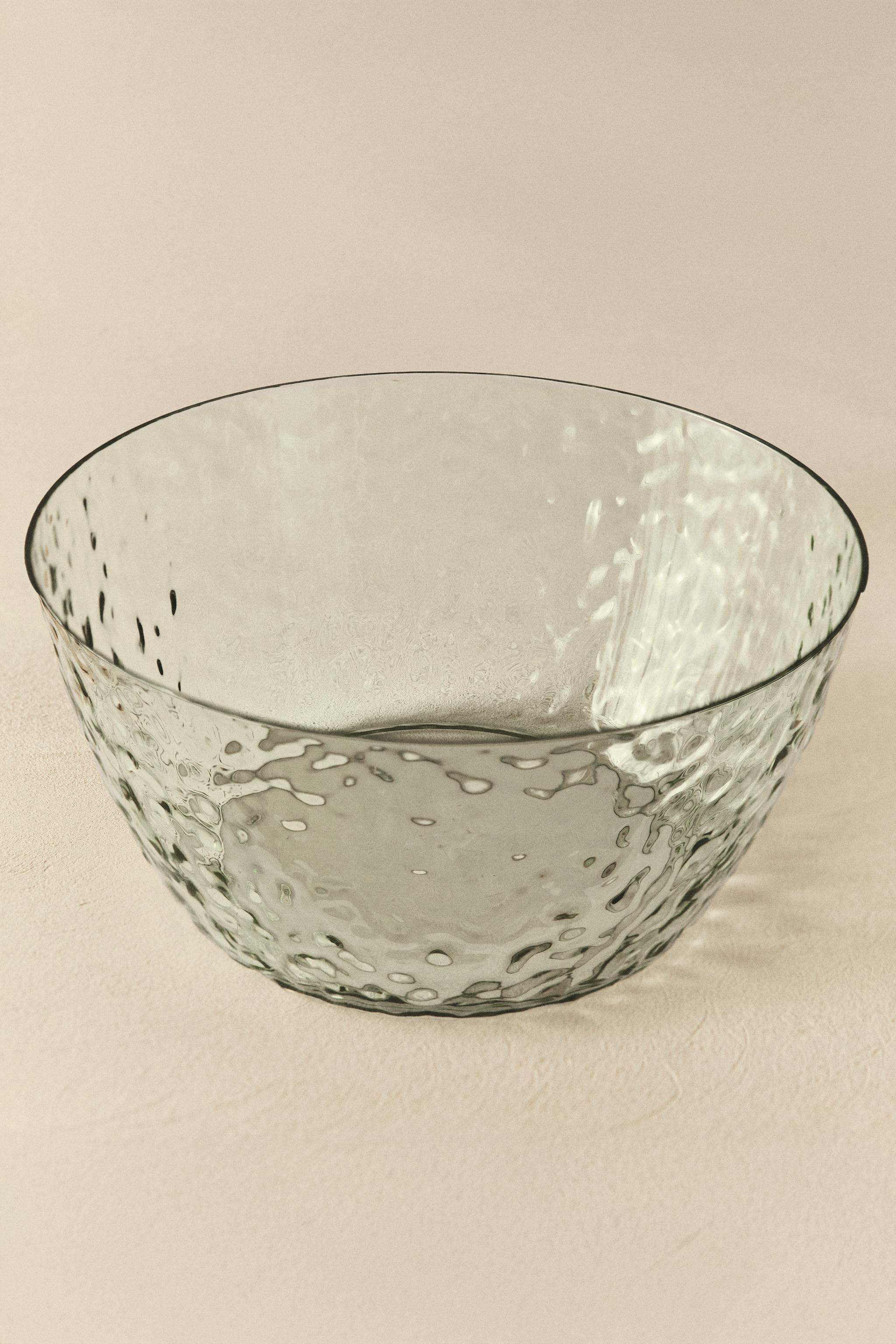 ACRYLIC TEXTURED SALAD BOWL